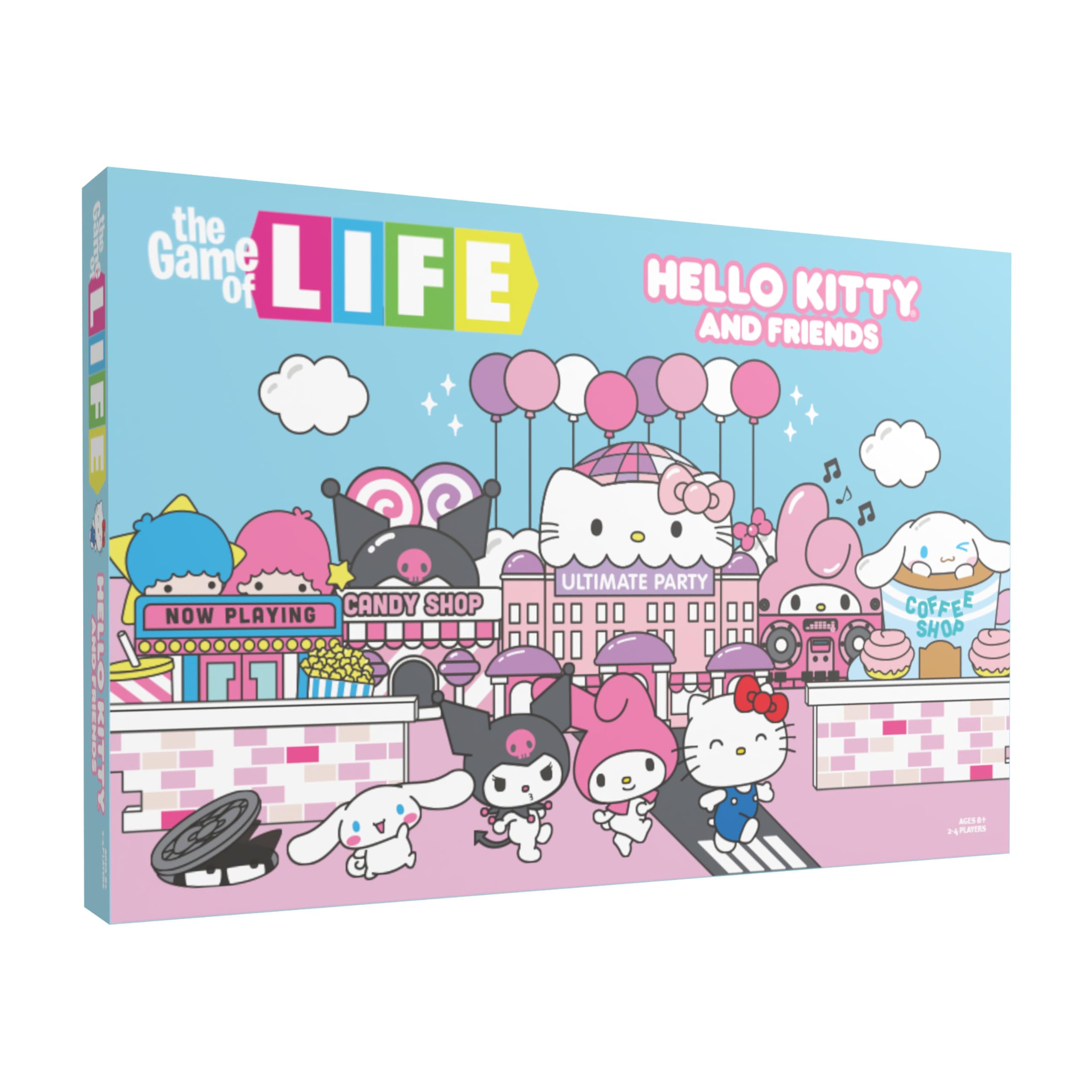 Foto 2 pulgar | Juego De Mesa Usaopoly The Game Of Life Hello Kitty & Friends - Venta Internacional.