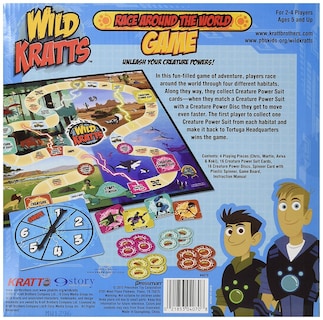 Foto 3 | Juego De Mesa Pressman Wild Kratts Race Around The World 5+ - Venta Internacional.