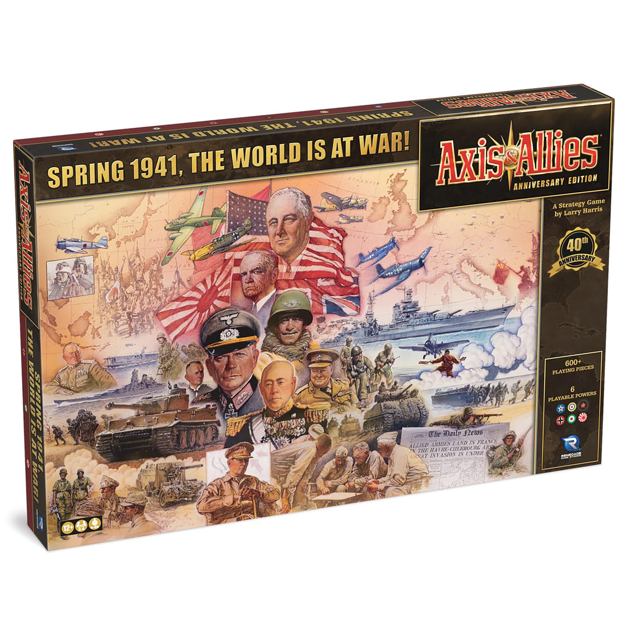 Foto 2 pulgar | Juego De Mesa Axis & Allies: Anniversary Edition Renegade - Venta Internacional.