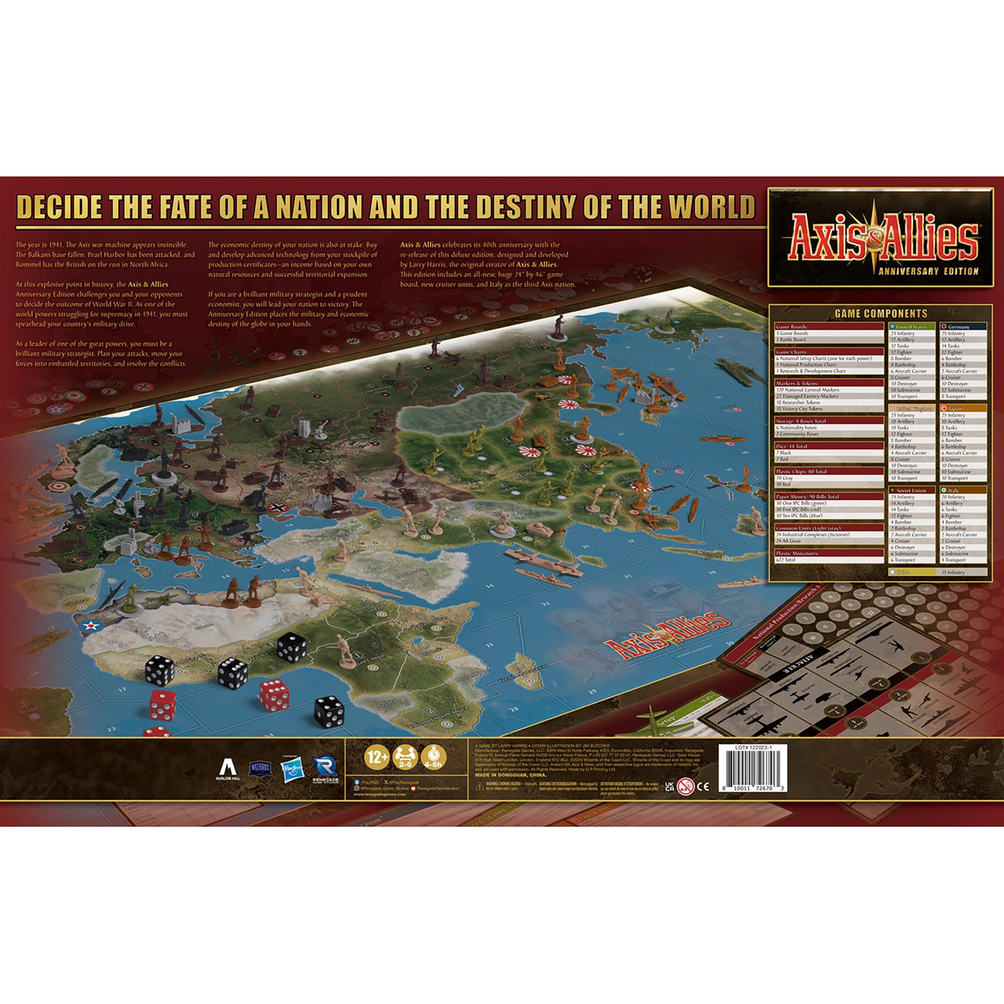 Foto 3 pulgar | Juego De Mesa Axis & Allies: Anniversary Edition Renegade - Venta Internacional.