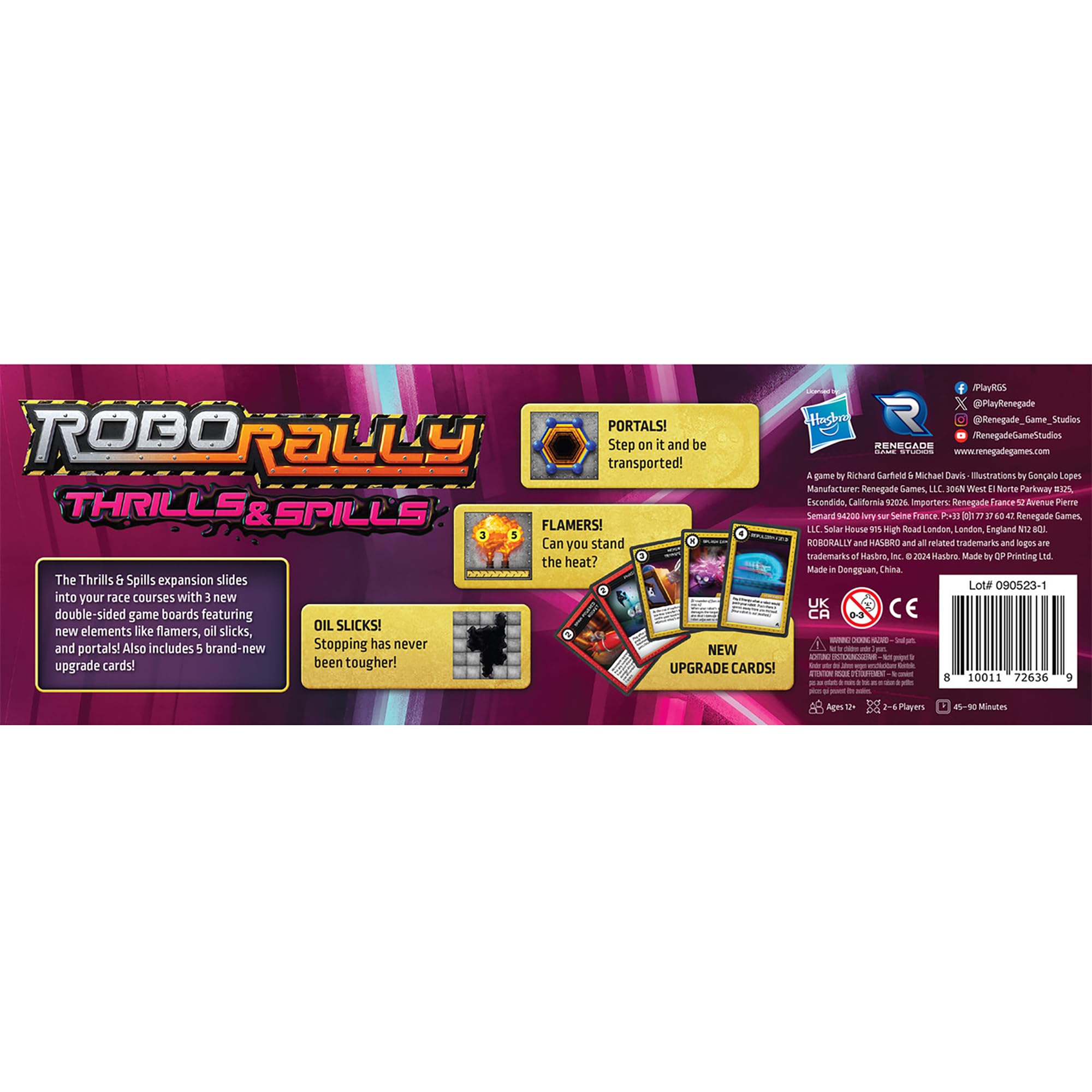 Foto 5 pulgar | Juego De Mesa Renegade Game Studios Robo Rally Thrills & Spills - Venta Internacional.