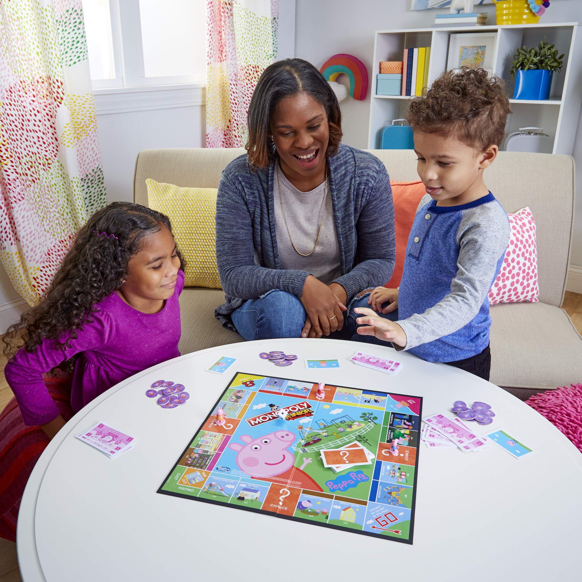 Foto 3 | Juego De Mesa Hasbro Gaming Monopoly Junior: Peppa Pig Edition - Venta Internacional.
