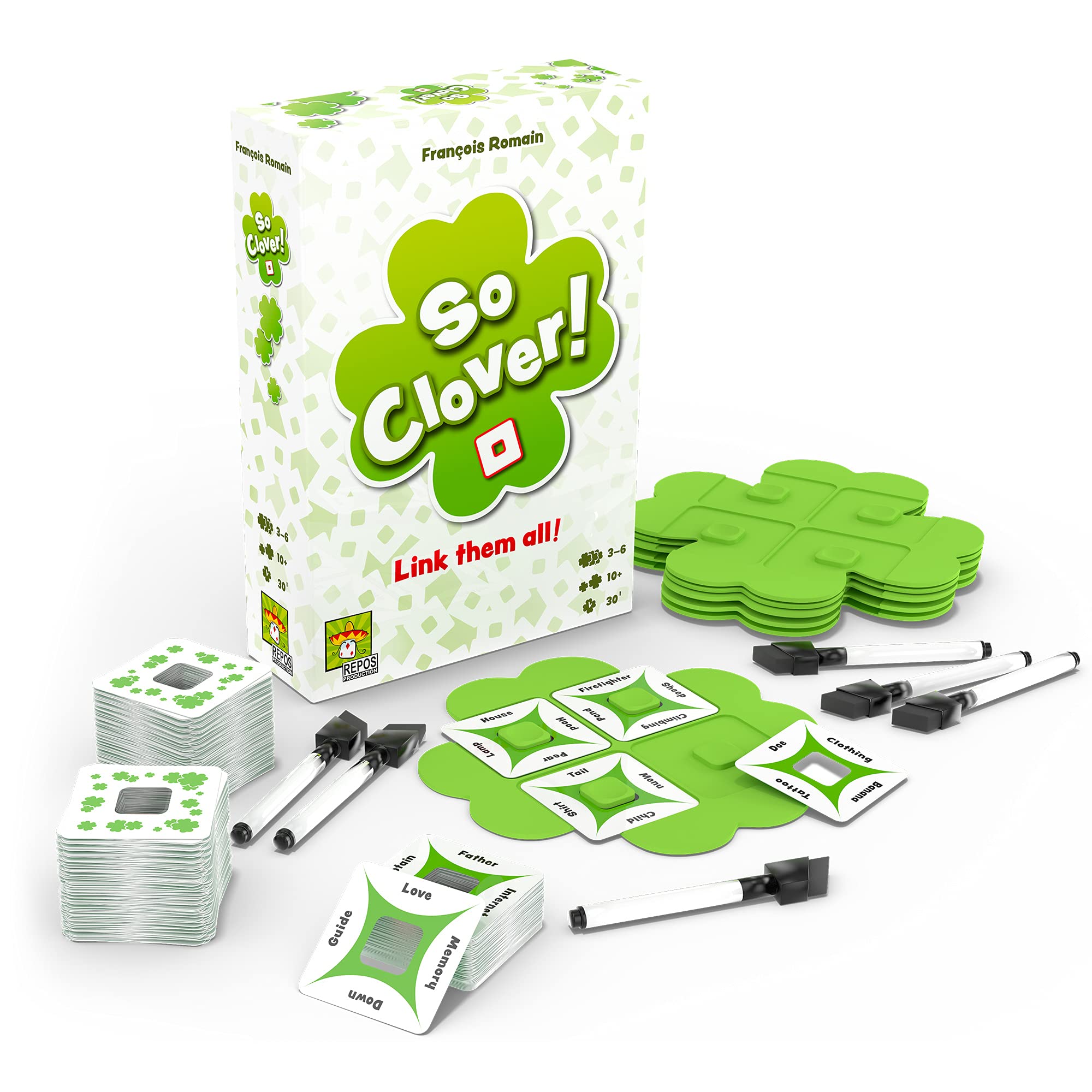 Foto 3 pulgar | Juego De Mesa So Clover! ¡más De 10 Años De Cooperative Word Association - Venta Internacional.