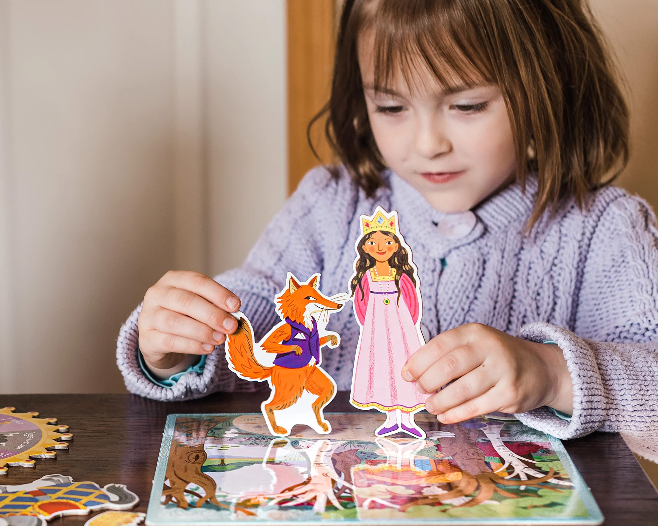 Foto 7 | Juego De Mesa Eeboo Fairytale Spinner Para 2 A 4 Jugadores O Más De 5 Años - Venta Internacional.