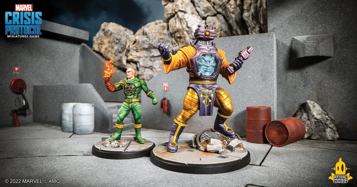 Foto 4 | Paquete De Personajes Marvel Crisis Protocol Baron Strucker Y Arnim Zola - Venta Internacional.