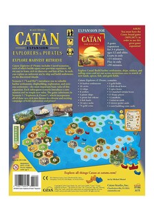 Foto 4 | Juego De Mesa Catan Explorers & Pirates Expansion Para Mayores De 12 A 4 Jugadores - Venta Internacional.