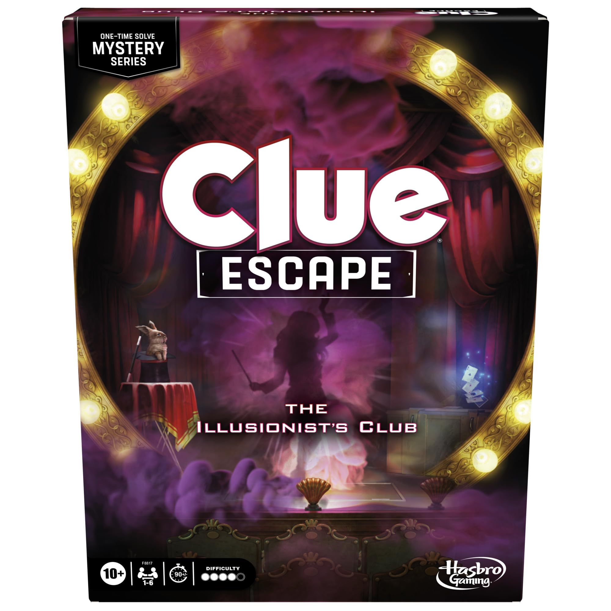 Foto 1 | Juego De Mesa Hasbro Gaming Clue Escape The Illusionist's Club - Venta Internacional.