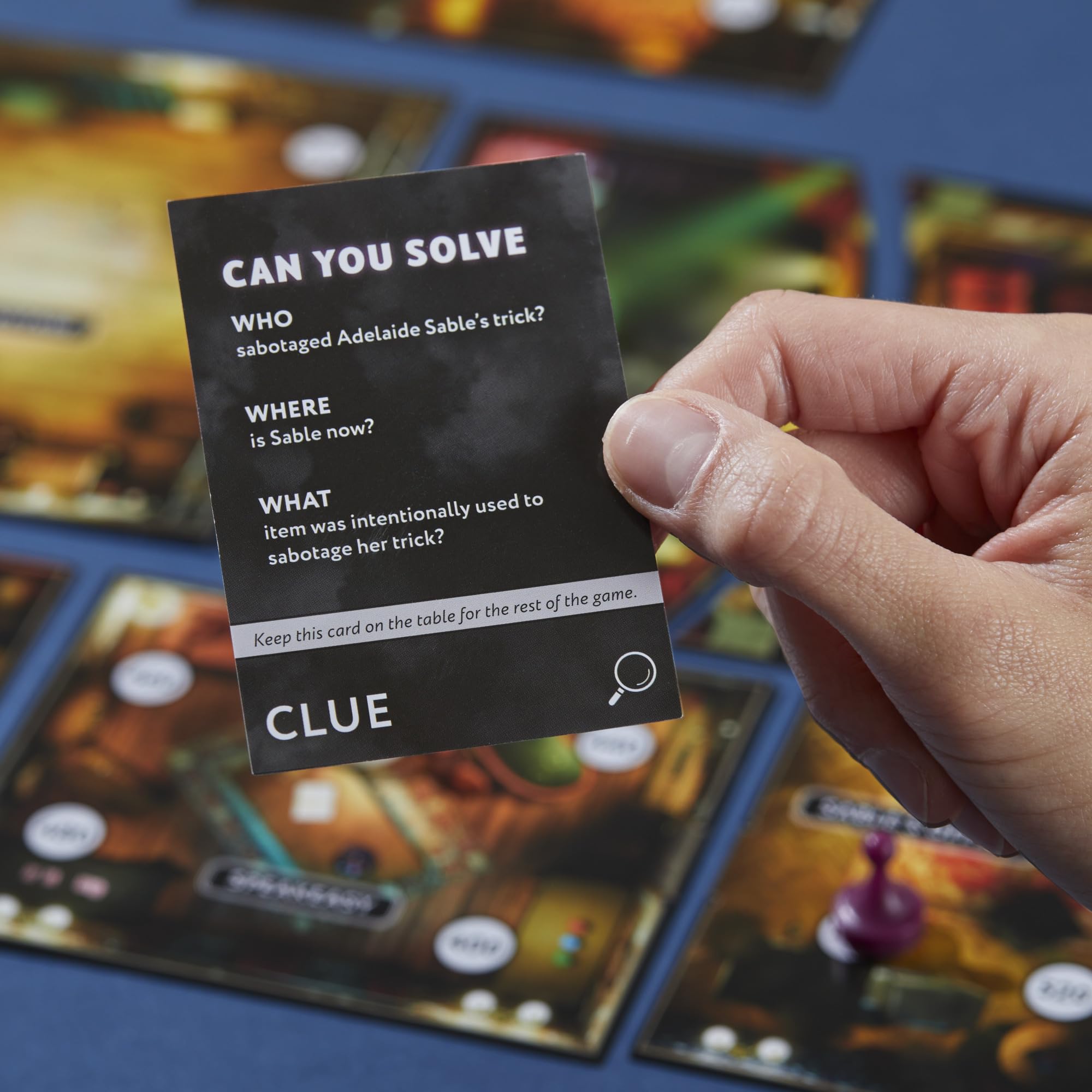 Foto 4 | Juego De Mesa Hasbro Gaming Clue Escape The Illusionist's Club - Venta Internacional.
