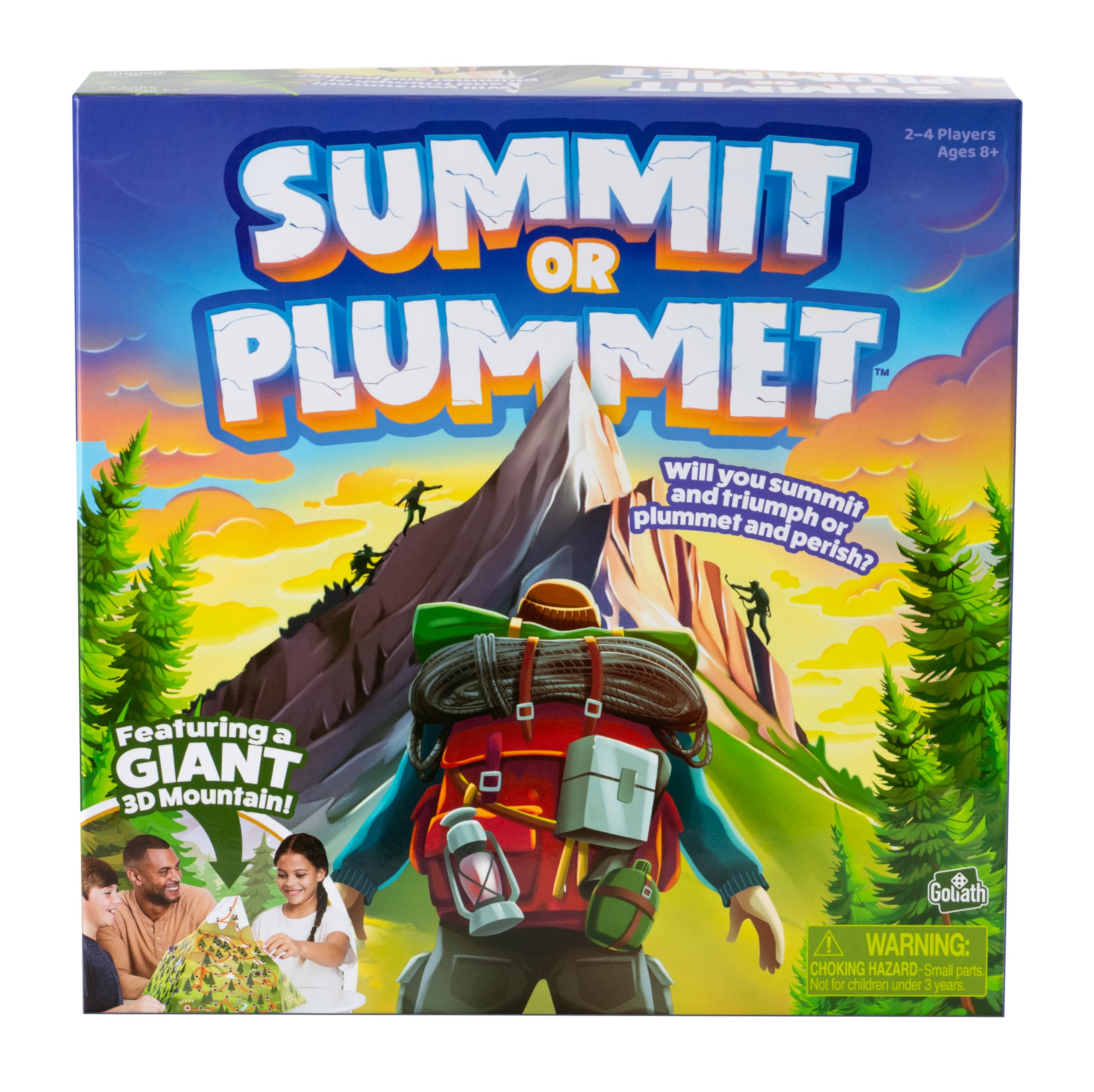 Juego De Mesa Goliath Summit Or Plummet De 2 A 4 Jugadores | Más De 8 Años - Venta Internacional.