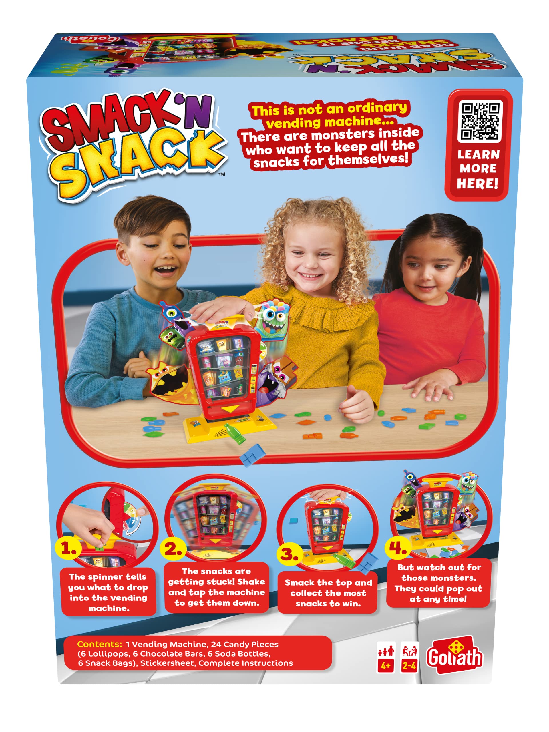 Foto 4 pulgar | Máquina Expendedora De Bocadillos Game Goliath Smack 'n Snack Collect - Venta Internacional.