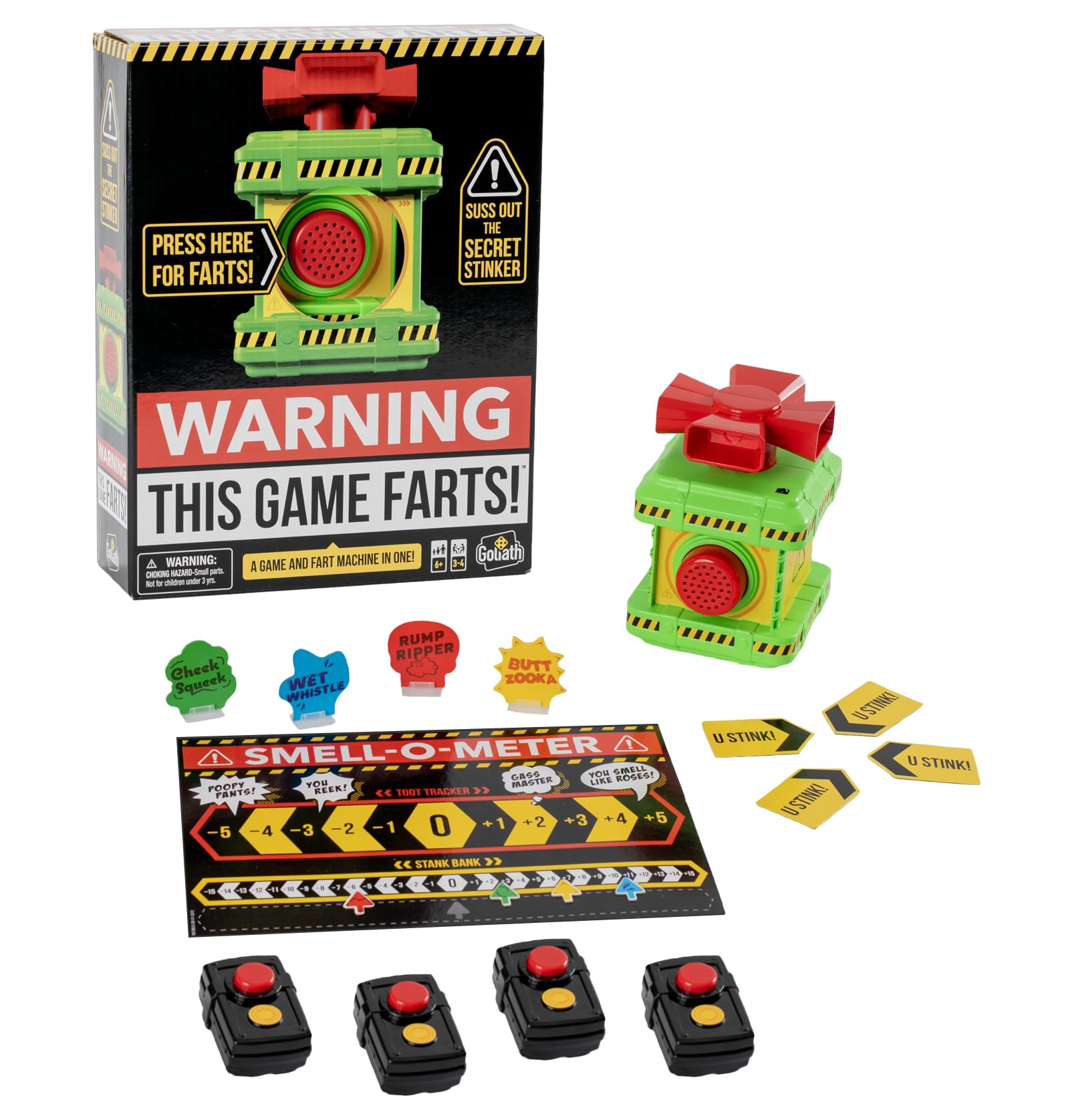 Foto 2 | Game Goliath Warning: Este Juego Atrae A 3-4 Jugadores, Mayores De 6 Años - Venta Internacional.