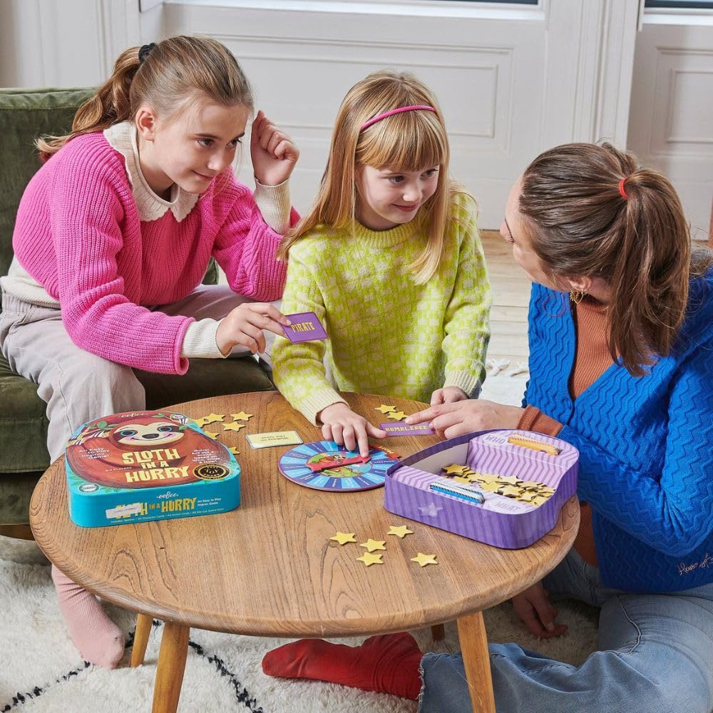 Foto 3 pulgar | Juego De Mesa De Acción Eeboo Sloth Lleva Más De 5 Años Con Prisa - Venta Internacional.