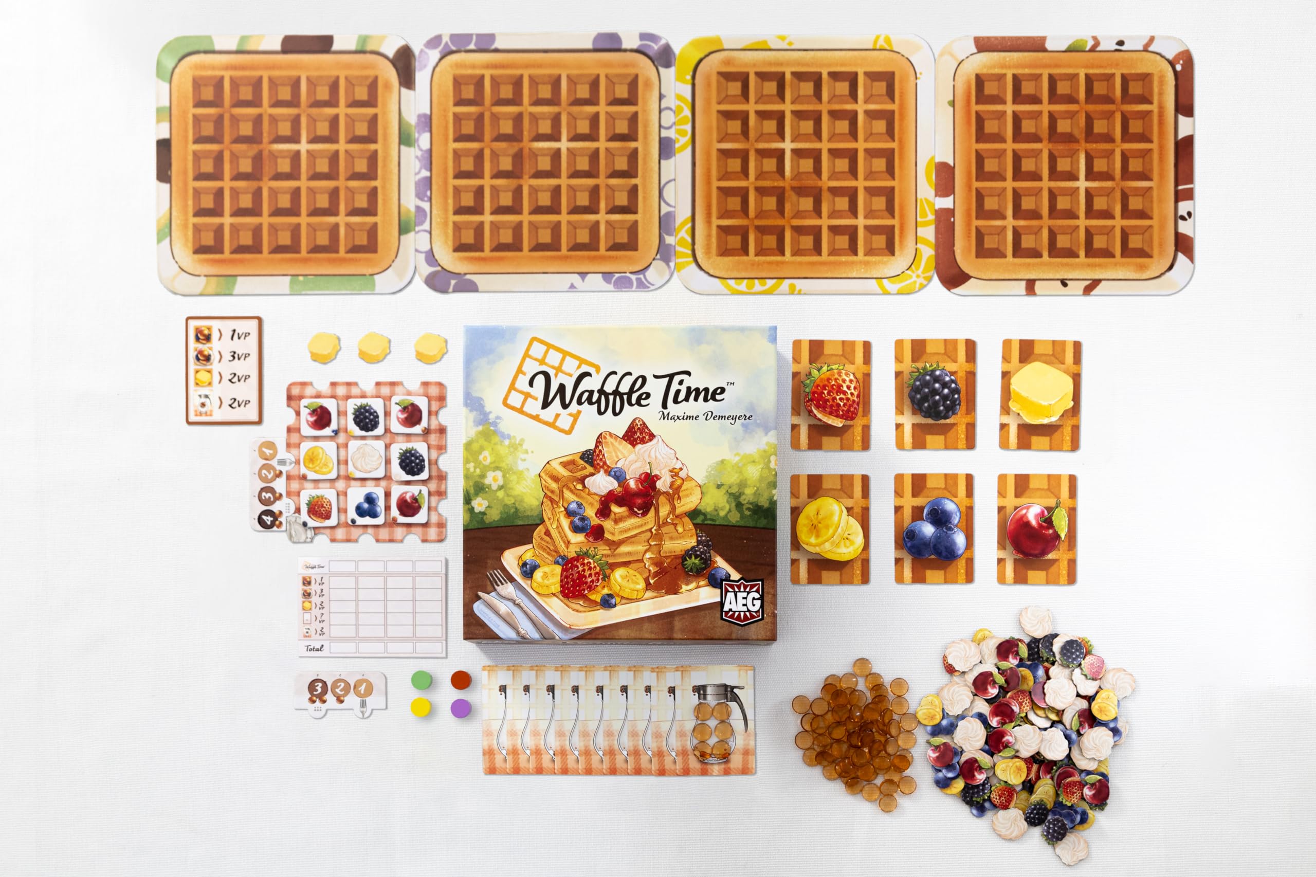 Foto 4 pulgar | Juego De Mesa Aeg Waffle Time Abstract Strategy 1-4 Jugadores 10+ - Venta Internacional.