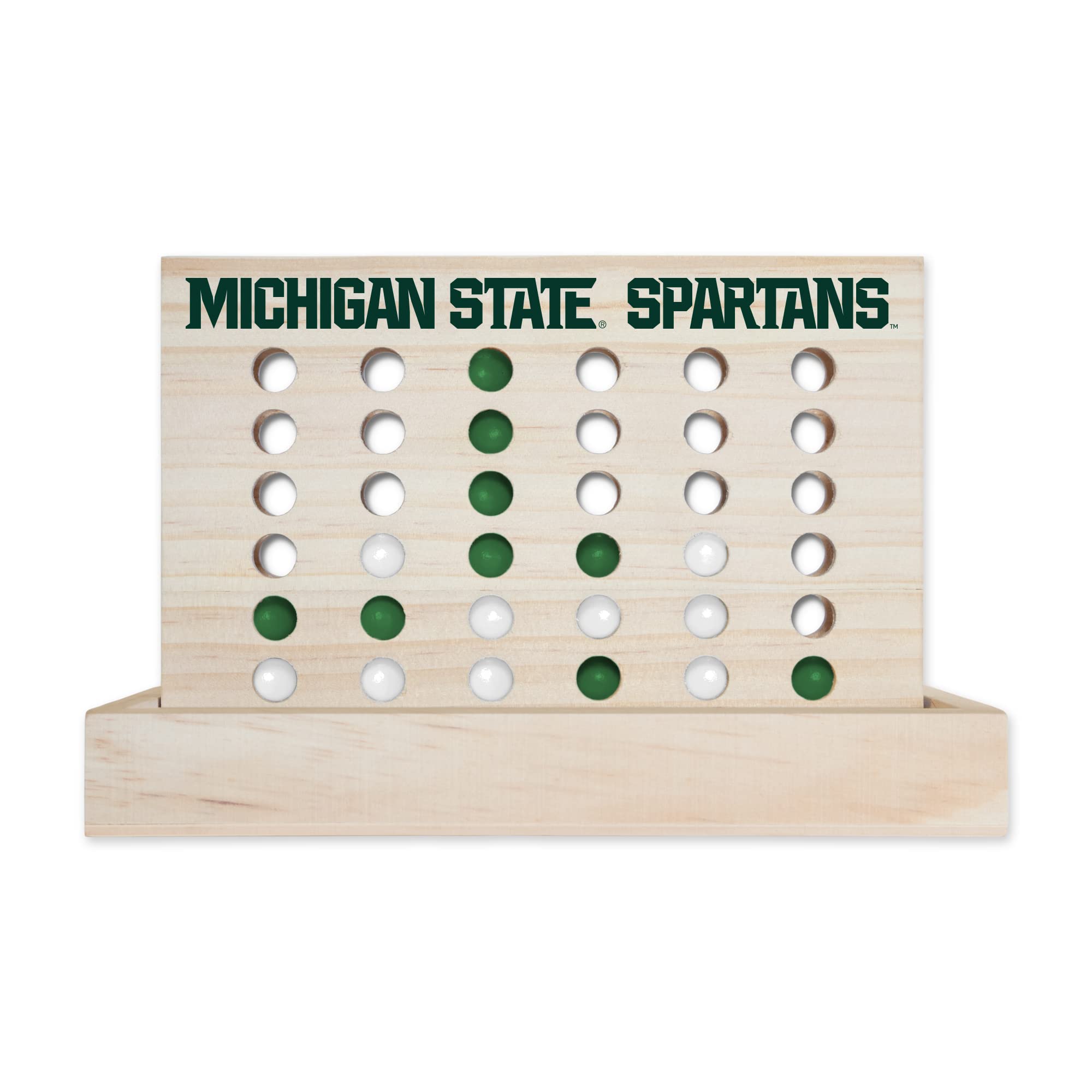 Foto 2 pulgar | Juego De Mesa Rico Industries Ncaa Michigan State Spartans 4 En Fila - Venta Internacional.