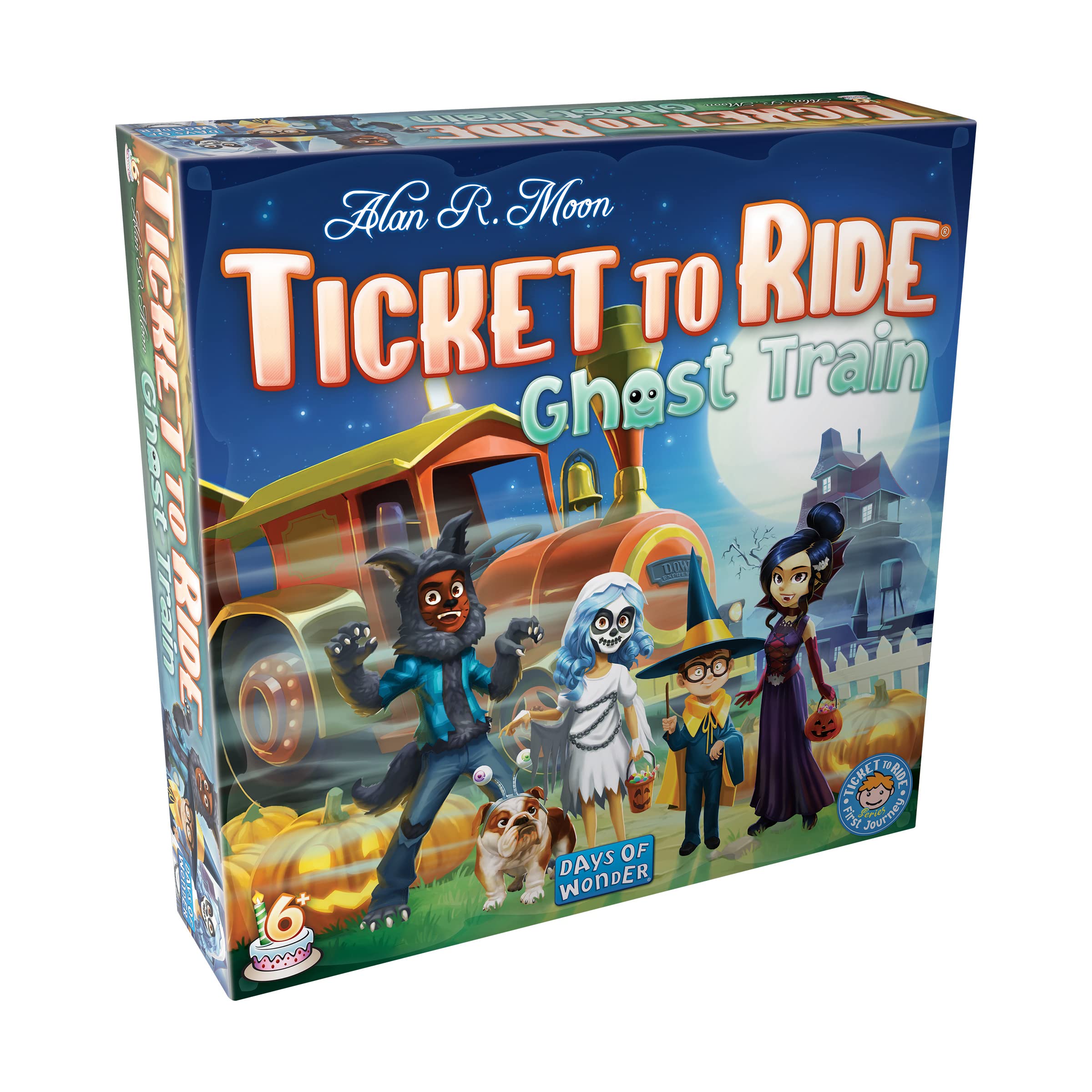 Juego De Mesa Ticket To Ride Ghost Train Strategy Kids De 6 A 4 Años - Venta Internacional.