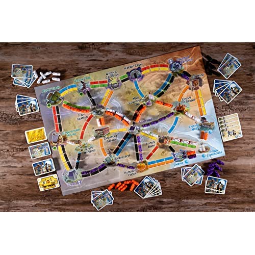 Foto 3 pulgar | Juego De Mesa Ticket To Ride Ghost Train Strategy Kids De 6 A 4 Años - Venta Internacional.