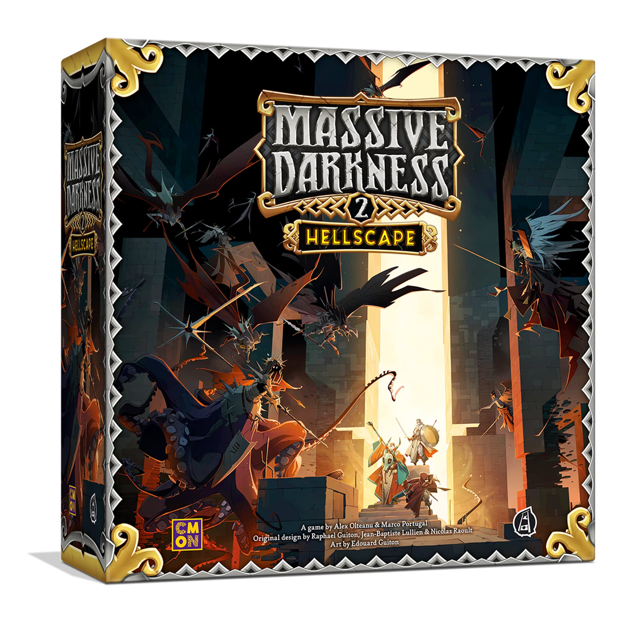 Juego De Mesa Cmon Massive Darkness 2 Hellscape 14+ Ages - Venta Internacional.