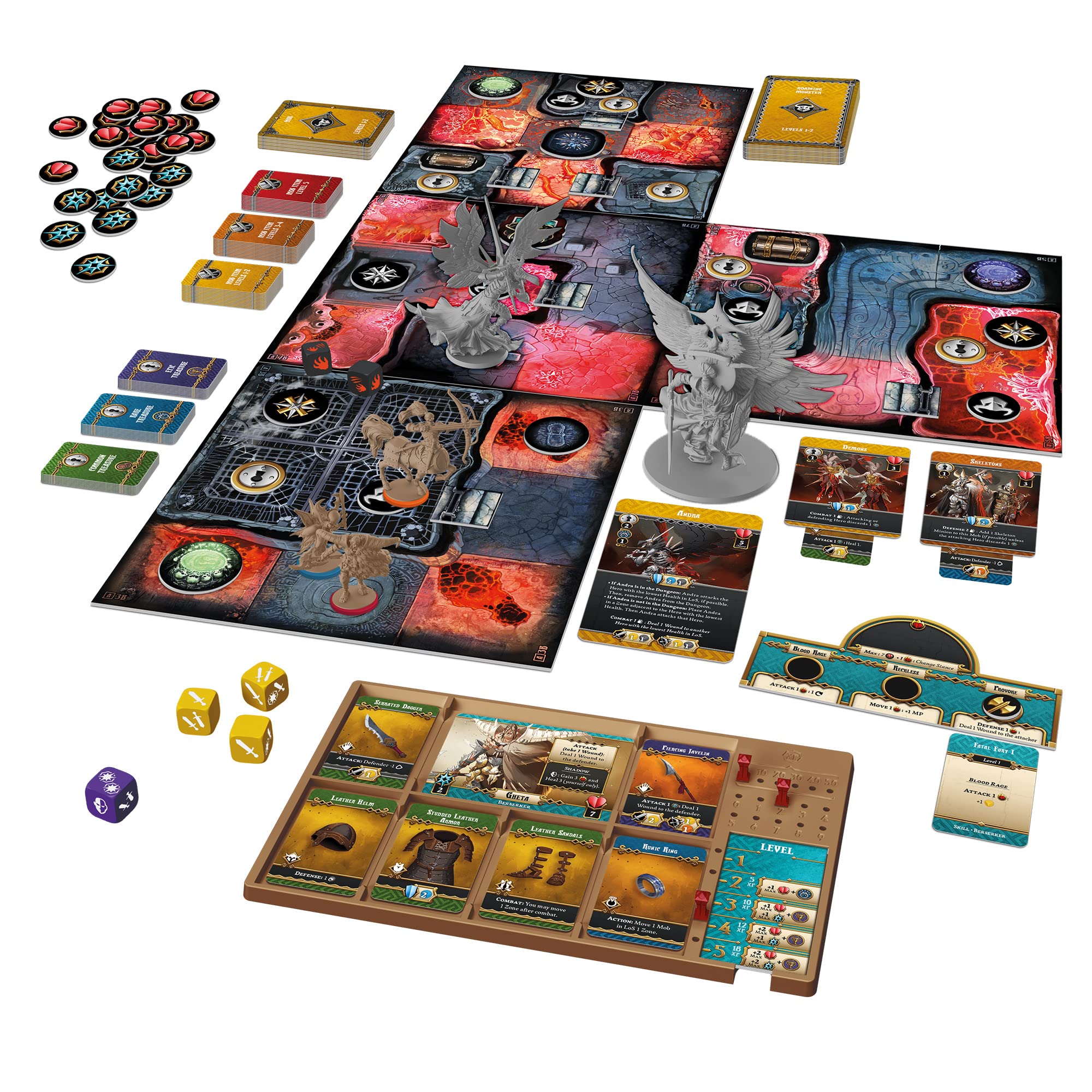 Foto 3 pulgar | Juego De Mesa Cmon Massive Darkness 2 Hellscape 14+ Ages - Venta Internacional.