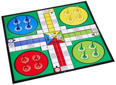 Foto 2 | Juego De Mesa Pressman Toy Pahrcheesi Para 2 A 4 Jugadores, Rojo - Venta Internacional.