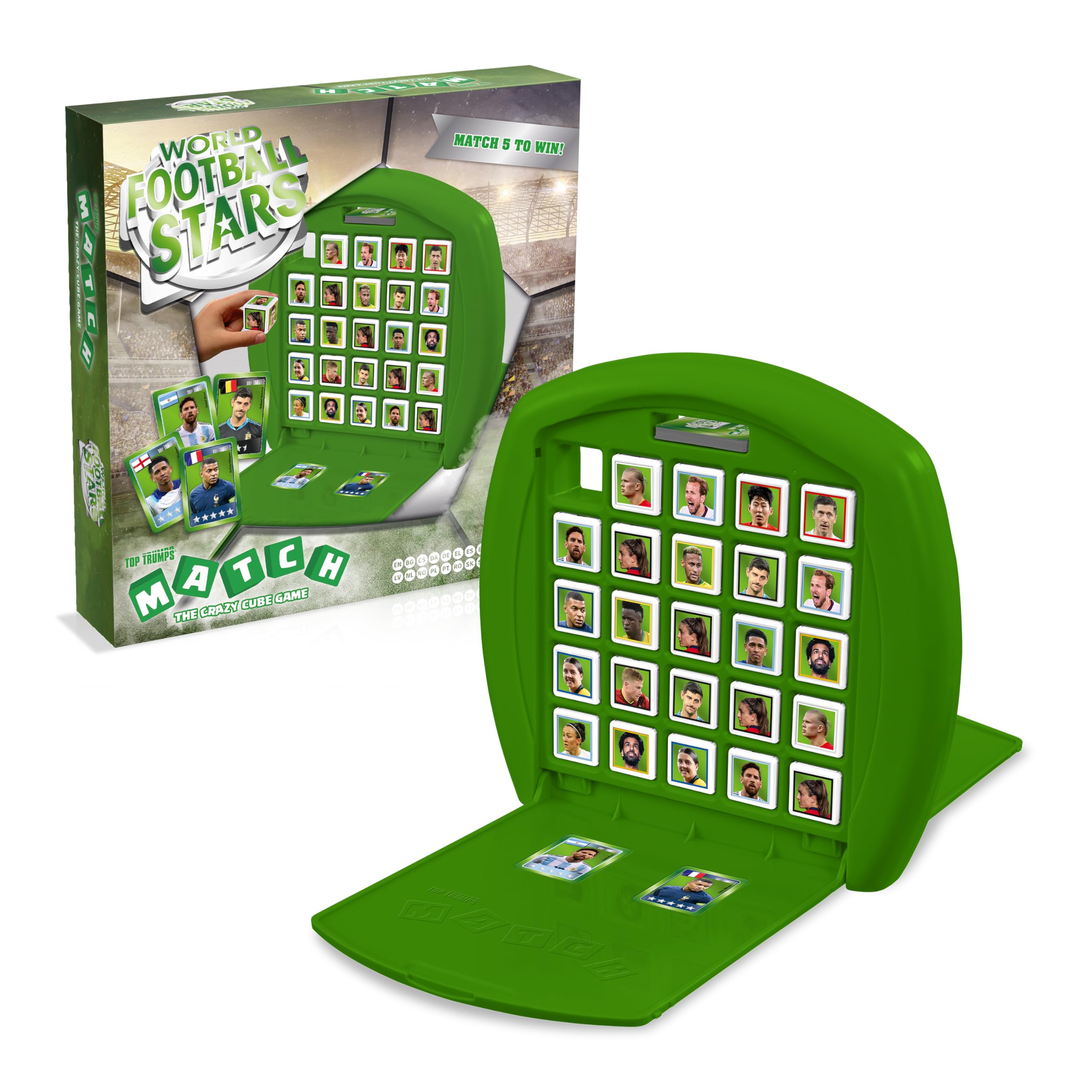 Juego De Mesa Top Trumps Match World Football Stars Kids 4+ - Venta Internacional.