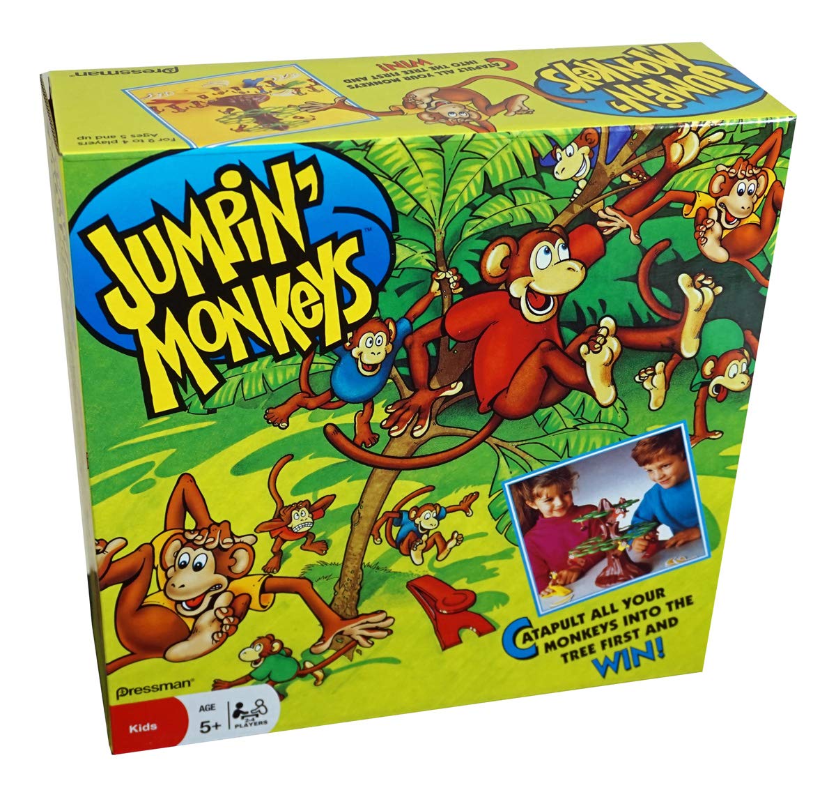 Foto 2 pulgar | Game Pressman Jumpin' Monkeys Catapult De 2 A 4 Jugadores Durante Más De 5 Años - Venta Internacional.