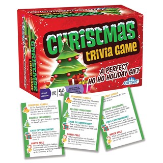 Foto 2 | Juego De Trivia Navideño Outset Media Con 70 Tarjetas De Trivia - Venta Internacional.