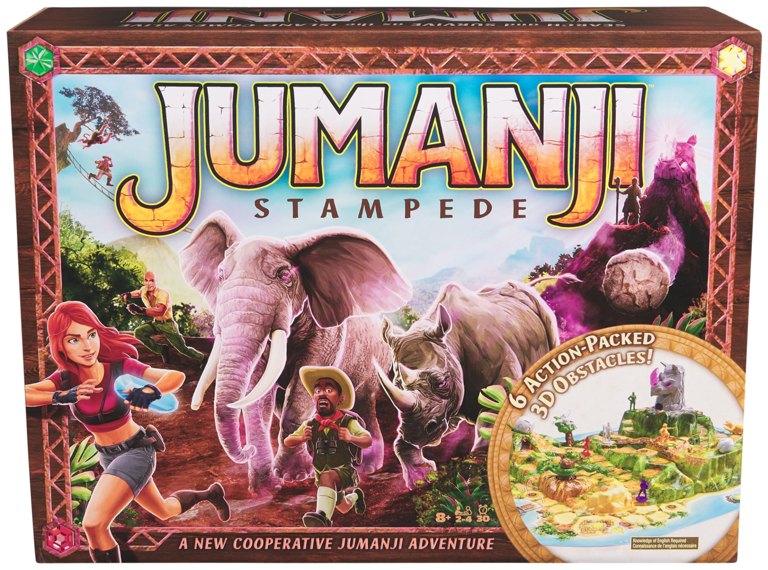 Foto 2 pulgar | Juego De Mesa Spin Master Games Jumanji Stampede 8 Años O Más - Venta Internacional.