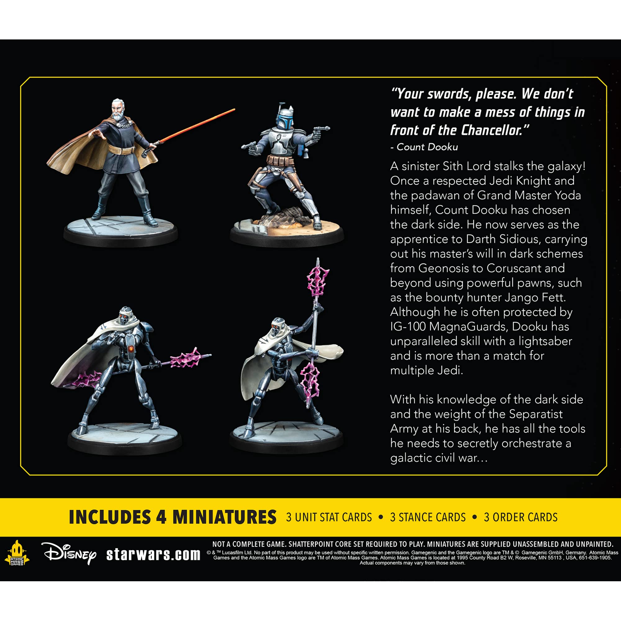 Foto 3 | Juego De Miniaturas De Mesa Atomic Mass Star Wars Shatterpoint - Venta Internacional.