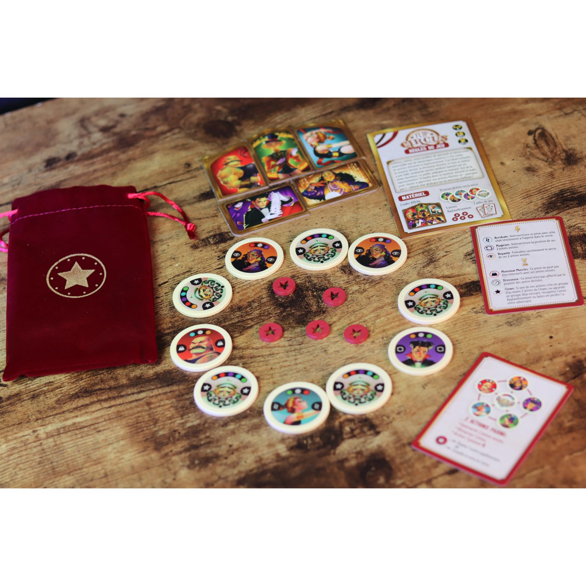 Foto 3 | Juego De Mesa Iello Flip Circus Competitive Puzzle Para 2 Jugadores - Venta Internacional.