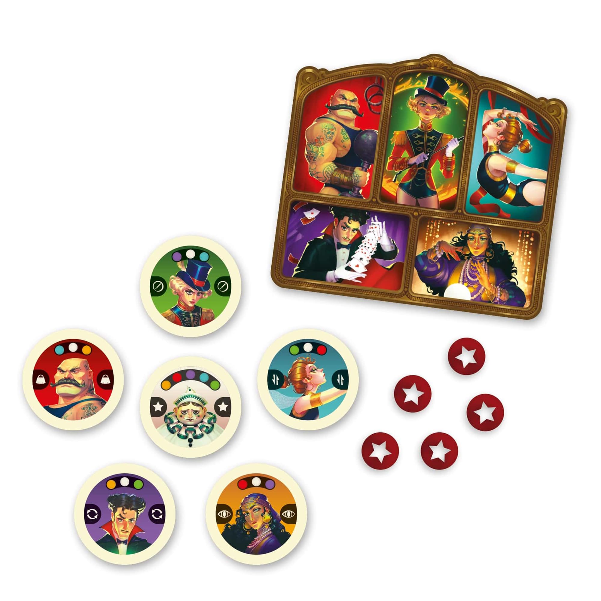 Foto 5 | Juego De Mesa Iello Flip Circus Competitive Puzzle Para 2 Jugadores - Venta Internacional.