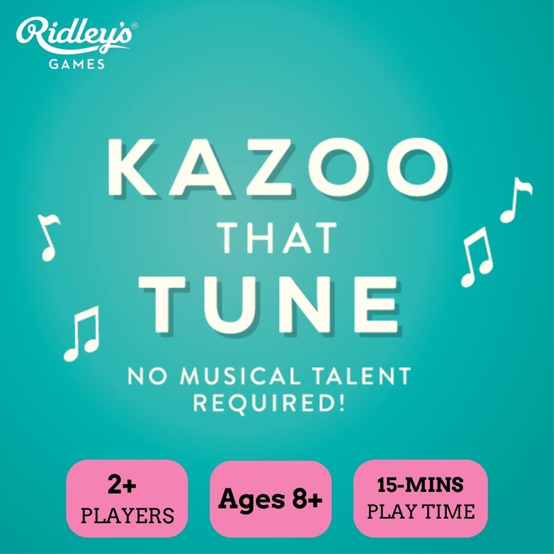 Foto 3 pulgar | Juego De Adivinación De Canciones Ridley's Kazoo That That Tune De 2 A 4 Jugadores Y Más De 8 - Venta Internacional.