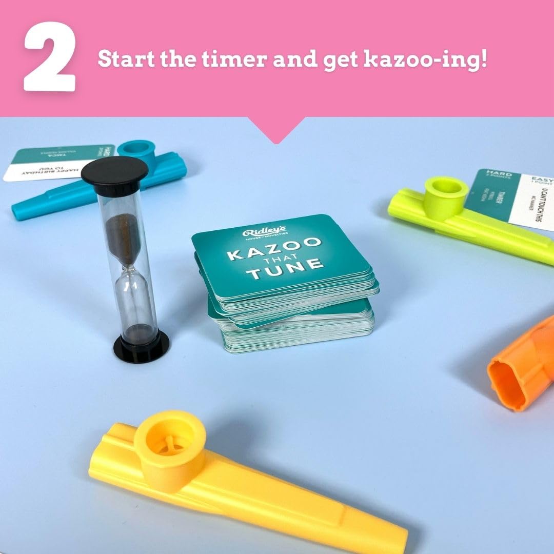 Foto 5 pulgar | Juego De Adivinación De Canciones Ridley's Kazoo That That Tune De 2 A 4 Jugadores Y Más De 8 - Venta Internacional.