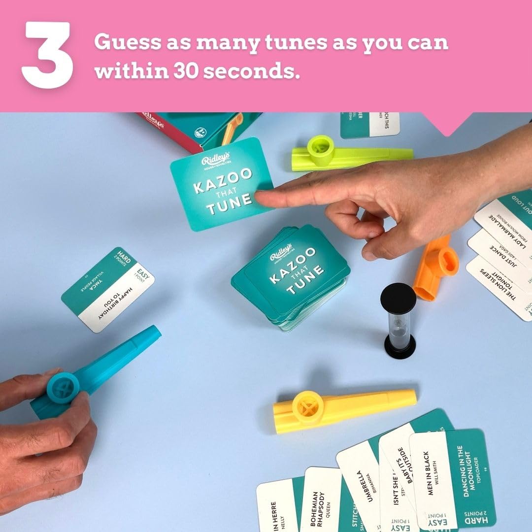 Foto 6 pulgar | Juego De Adivinación De Canciones Ridley's Kazoo That That Tune De 2 A 4 Jugadores Y Más De 8 - Venta Internacional.