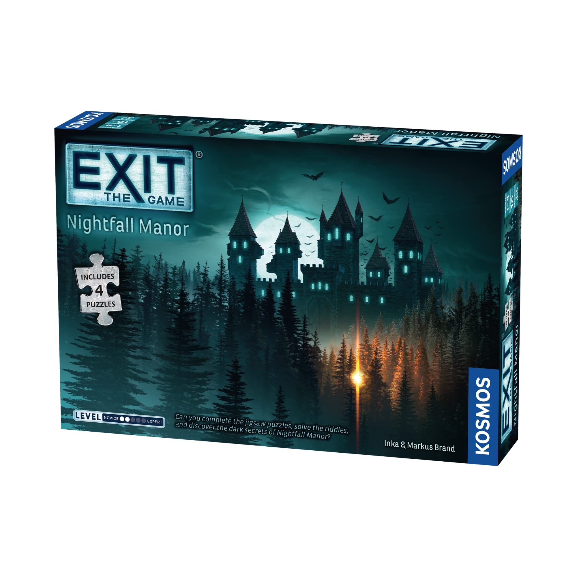 Foto 2 pulgar | Juego De Mesa Thames & Kosmos Exit: Nightfall Manor Con Rompecabezas - Venta Internacional.