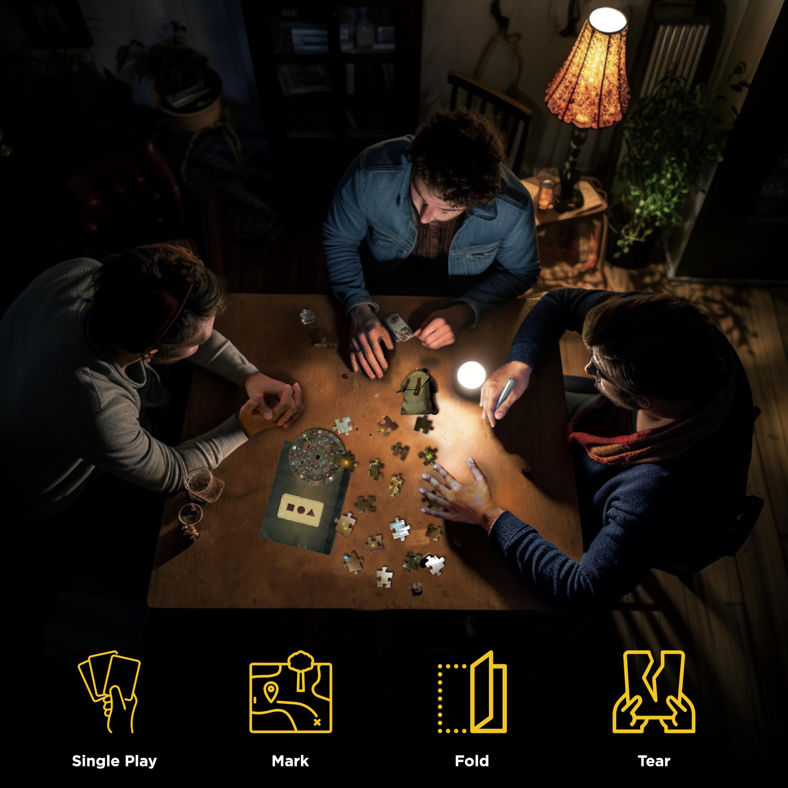 Foto 5 pulgar | Juego De Mesa Thames & Kosmos Exit: Nightfall Manor Con Rompecabezas - Venta Internacional.