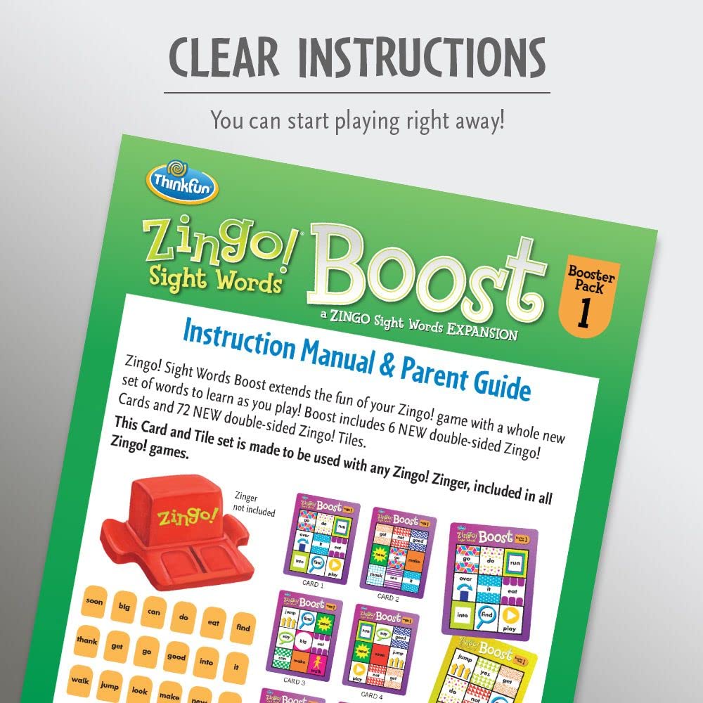 Foto 5 pulgar | Paquete De Expansión Thinkfun Zingo! La Vista Y Las Palabras Estimulan A Los Niños Mayores De 4 Años - Venta Inter