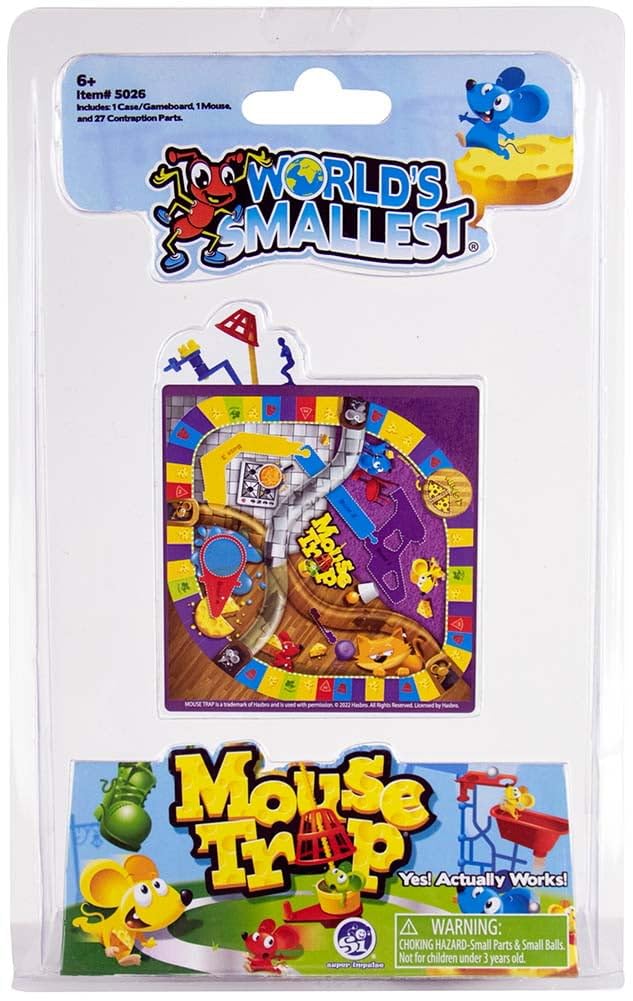 Foto 2 pulgar | Mouse Trap Game, El Juego Más Pequeño Del Mundo Para 1-2 Jugadores Con Funda - Venta Internacional.