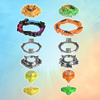 Foto 7 | Set De Combate Beyblade Burst Quadstrike Light Ignite Con Estadio - Venta Internacional.