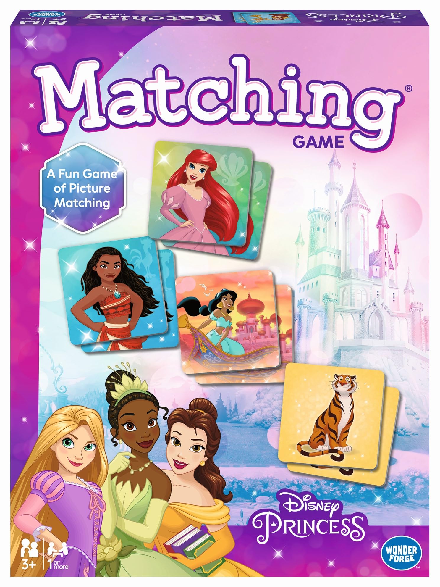 Foto 2 | Juego De Memoria Wonder Forge Disney Princess Para Niños De 3 A 5 Años - Venta Internacional.