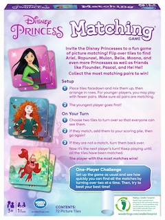 Foto 3 | Juego De Memoria Wonder Forge Disney Princess Para Niños De 3 A 5 Años - Venta Internacional.