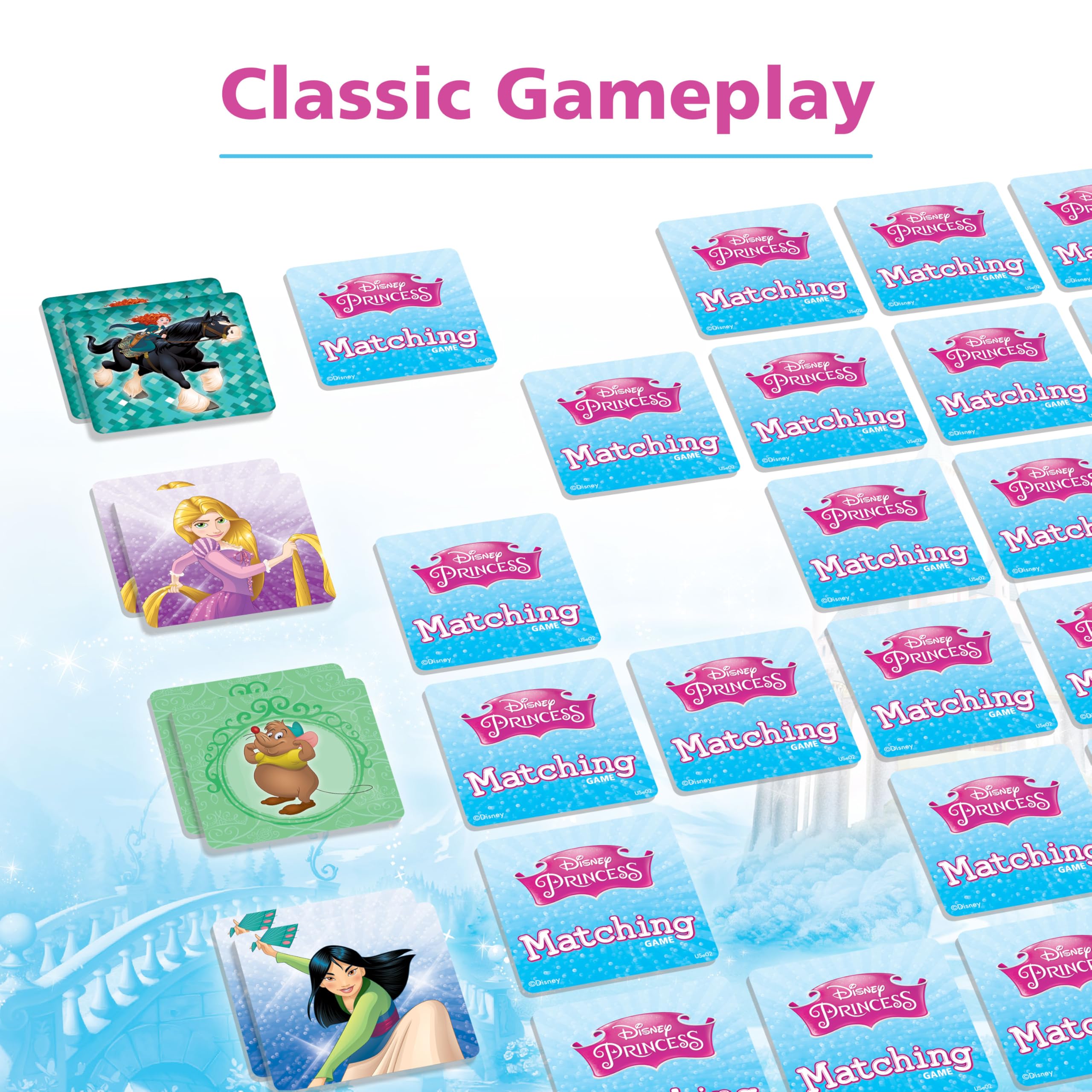 Foto 6 pulgar | Juego De Memoria Wonder Forge Disney Princess Para Niños De 3 A 5 Años - Venta Internacional.