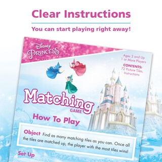 Foto 6 | Juego De Memoria Wonder Forge Disney Princess Para Niños De 3 A 5 Años - Venta Internacional.
