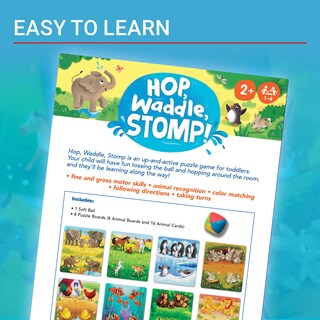 Foto 4 | Juego De Rompecabezas Ravensburger Hop, Waddle, Stomp! Niños De Más De 2 Años - Venta Internacional.