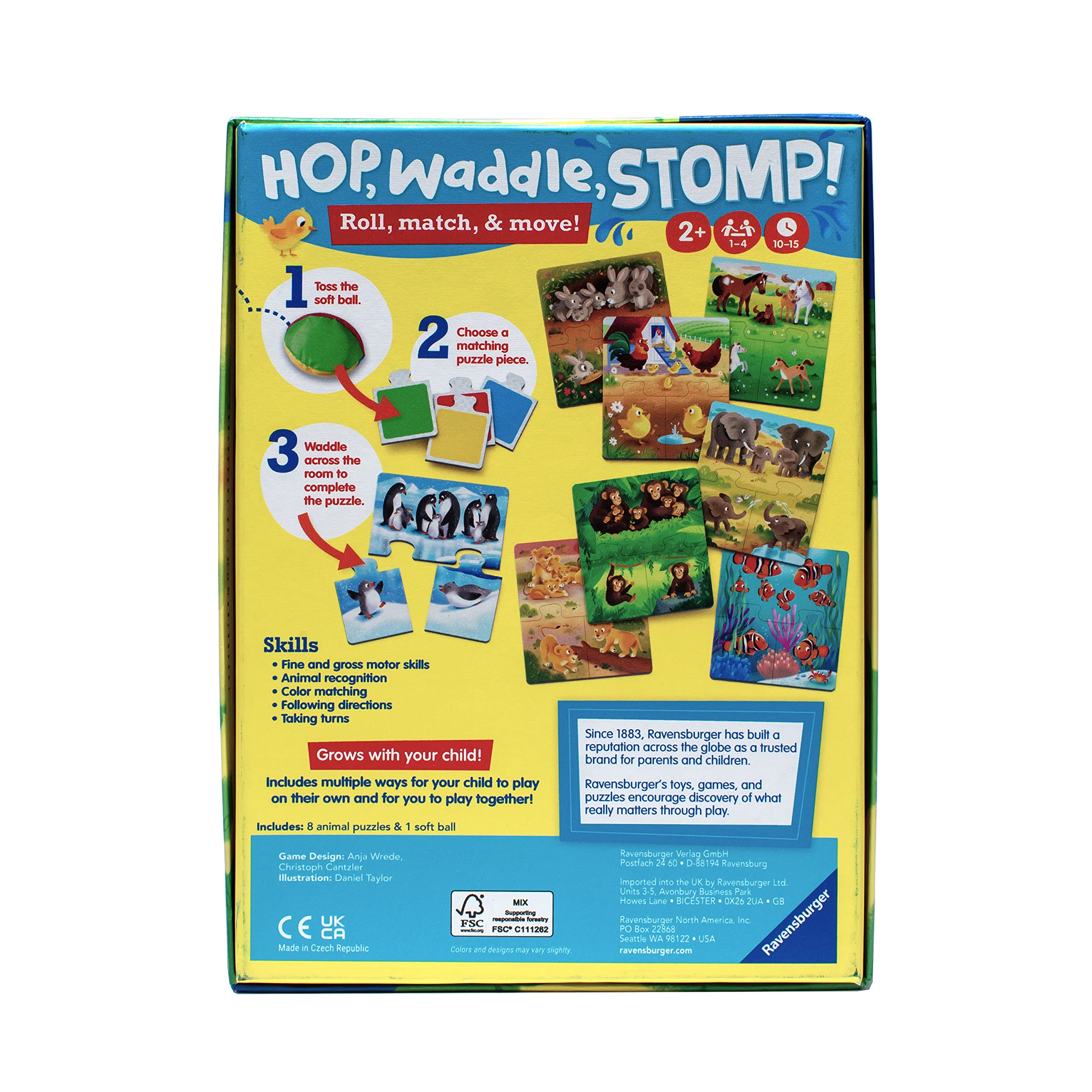 Foto 7 pulgar | Juego De Rompecabezas Ravensburger Hop, Waddle, Stomp! Niños De Más De 2 Años - Venta Internacional.