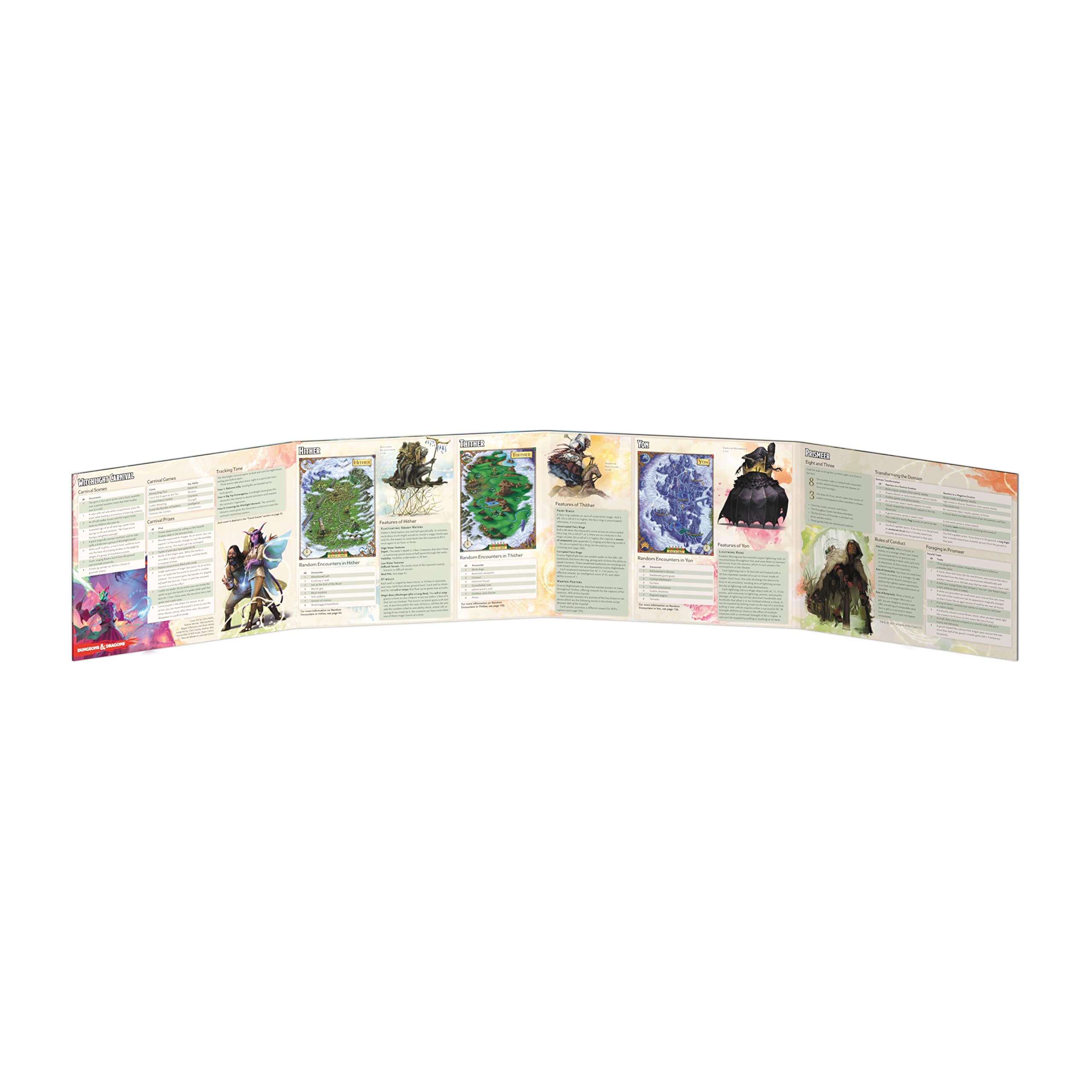 Foto 4 | D&d Gale Force Nine The Wild Más Allá De La Pantalla De Witchlight Dungeon Master - Venta Internacional.