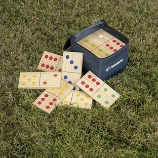 Foto 6 | Juego De Dominó Triumph Wood Lawn Outdoor De 28 Piezas Con Bolsa De Almacenamiento - Venta Internacional.