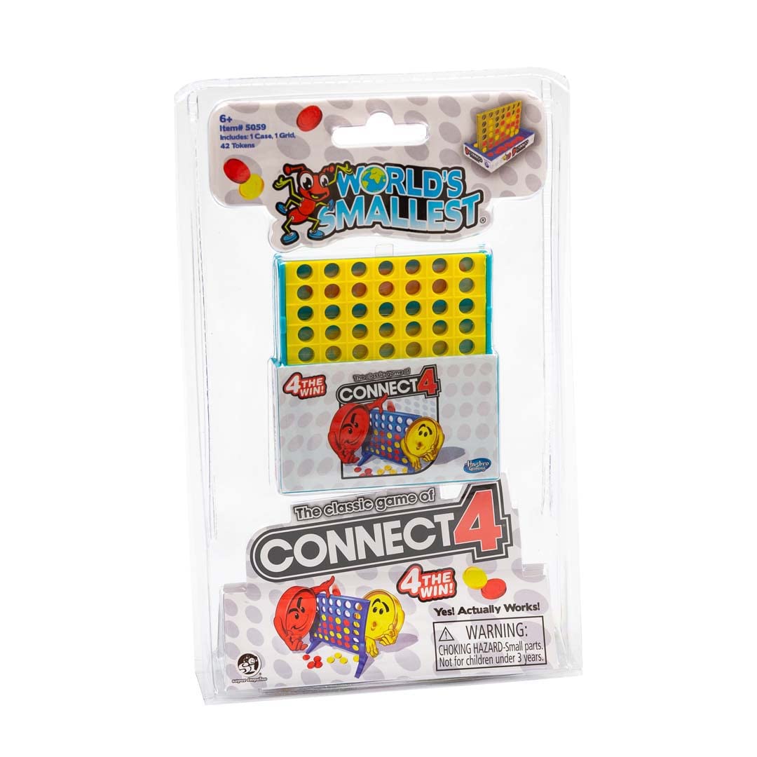 Foto 2 pulgar | Juego De Mesa Connect 4, El Más Pequeño Del Mundo, Multicolor, Para Mayores De 6 Años - Venta Internacional.