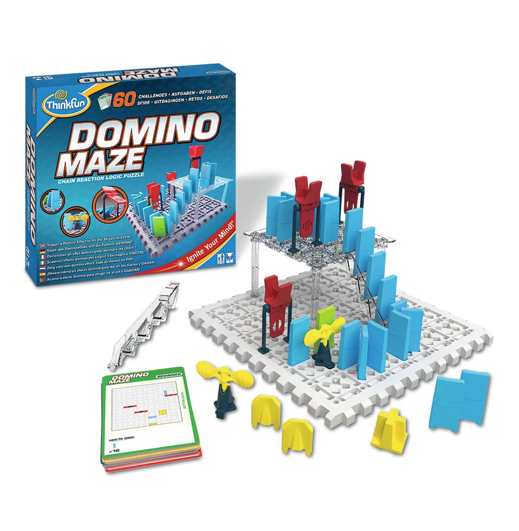 Foto 2 pulgar | Juego De Lógica Stem Domino Maze Thinkfun Para Niños Y Adultos Mayores De 8 Años - Venta Internacional.