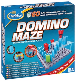 Foto 2 | Juego De Lógica Stem Domino Maze Thinkfun Para Niños Y Adultos Mayores De 8 Años - Venta Internacional.