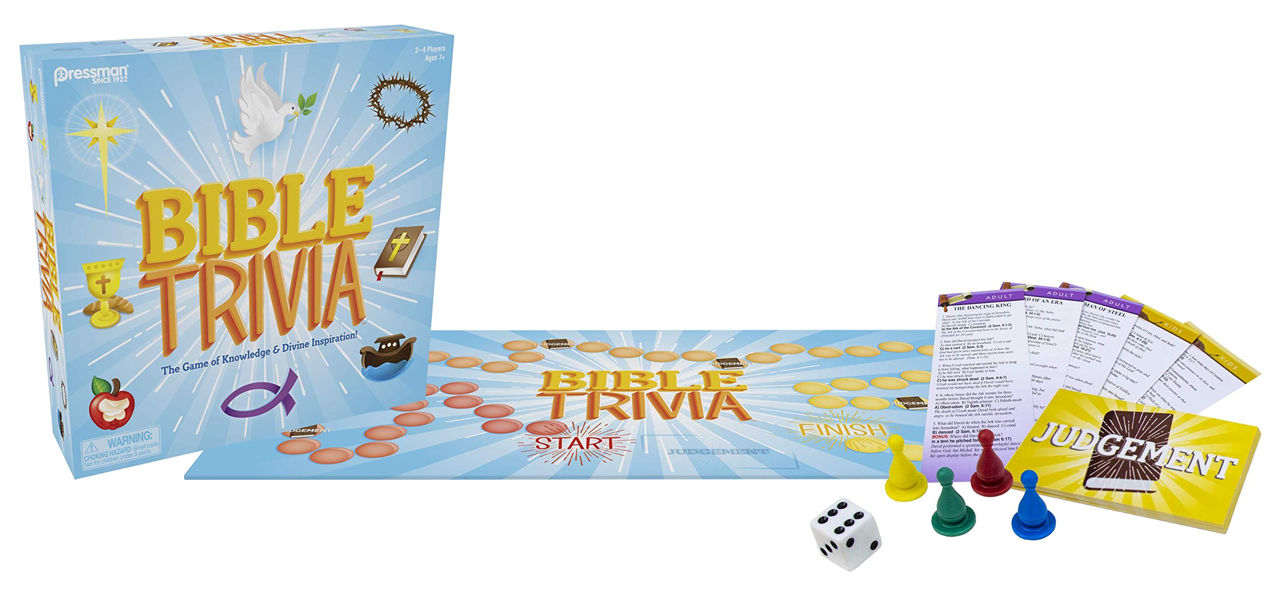 Foto 3 pulgar | Juego De Mesa Pressman Bible Trivia Game Of Knowledge 7+ Years - Venta Internacional.